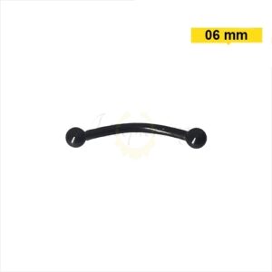 MICRO CURVO PVD BLACK 1.2 X 6 X 2.5MM - Imagem 1