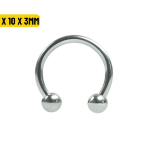 FERRADURA AÇO 1.2 X 10 X 3MM - Imagem 1