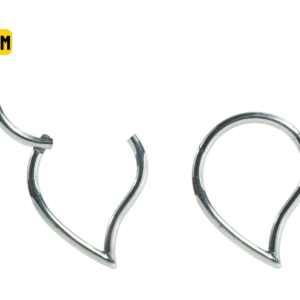 SEGMENTO CLICKER TITÂNIO V CURVADO - 8MM - Imagem 1