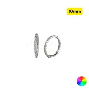 SEGMENTO CLICKER TITÂNIO LATERAL C/ ZIRCÔNIA - 1.2 X 10MM - Imagem 1