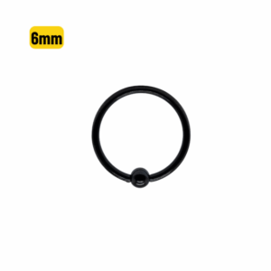 CAPTIVE TITÂNIO PVD BLACK - 1.2 X 6 X 3MM - Imagem 1