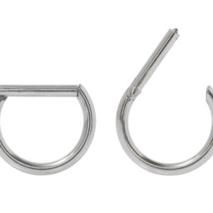 MEIA ARGOLA CLICKER AÇO - 1.2 X 8MM - Imagem 1