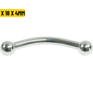 MICRO CURVO AÇO 1.2 X 18 X 4MM - Imagem 1