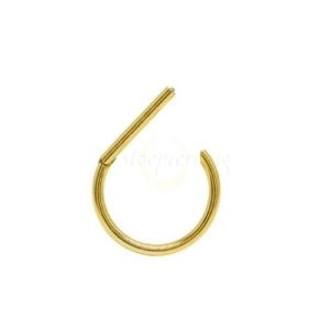 SEGMENTO CLICKER TITÂNIO PVD GOLD OPEN D - 8MM - Imagem 2