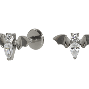 LABRET TITÂNIO R/I MORCEGO MOD2 - Imagem 1