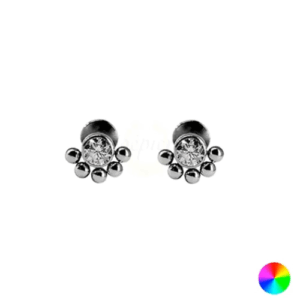 LABRET TITÂNIO R/I MEIO SOL - Imagem 1