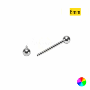 MICRO RETO TITÂNIO NATURAL R/INTERNA 1.2 X 6 X 3MM - Imagem 1