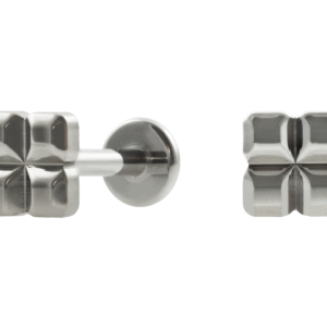 LABRET TITÂNIO R/I QUADRADO LISO - Imagem 1