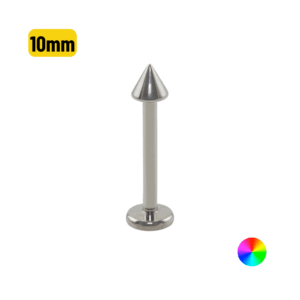 LABRET TITÂNIO SPIKE - 1.2 X 10MM - Imagem 1