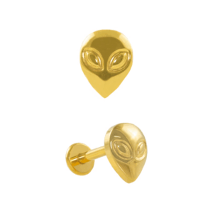 LABRET TITÂNIO R/I E.T - PVD GOLD - Imagem 1