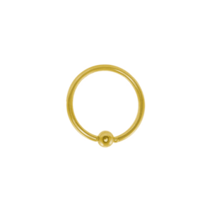CAPTIVE TITÂNIO PVD GOLD - 1.2 X 10 X 3MM - Imagem 1