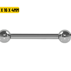 MICRO RETO TITÂNIO NATURAL R/INTERNA 1.6 X 16 X 4MM - Imagem 1