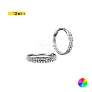 SEGMENTO CLICKER TITÂNIO C/ ZIRCÔNIA DUPLA - 12MM - Imagem 1