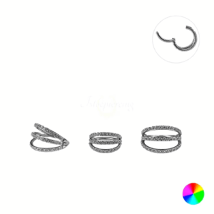 SEGMENTO CLICKER TITÂNIO C/ ZIRCÔNIA TRIPLA - 10MM - Imagem 1