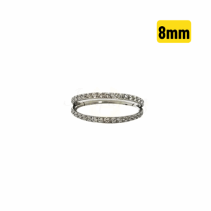 SEGMENTO CLICKER AÇO C/ ZIRCÔNIA DUPLA - 8MM - Imagem 1