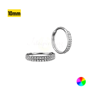 SEGMENTO CLICKER TITÂNIO C/ ZIRCÔNIA DUPLA - 10MM - Imagem 1