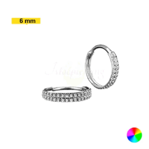SEGMENTO CLICKER TITÂNIO C/ ZIRCÔNIA DUPLA - 6MM - Imagem 1