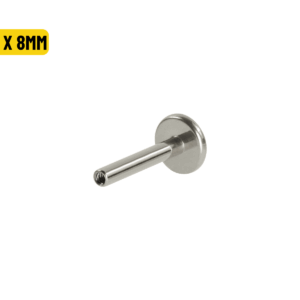 LABRET HASTE TITÂNIO - 1.2 X 8MM - Imagem 1