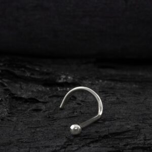 NOSTRIL PULGA OURO 18K - BRANCO - NO057 - Imagem 1