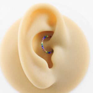 SEGMENTO CLICKER AÇO FRONTAL MULTI COLORS - 8MM - Imagem 2