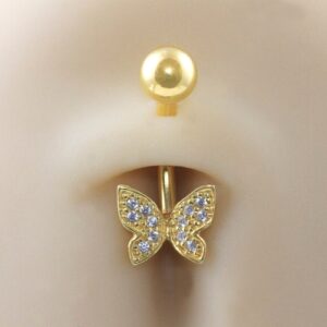 BANANA BELL BORBOLETA - UP179 (BANHADO A OURO) - Imagem 2