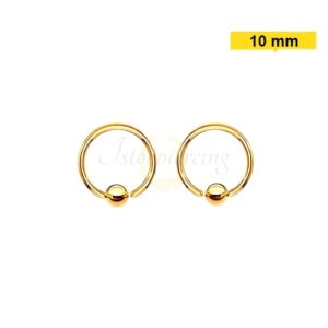 CAPTIVE PVD GOLD 1.2 X 10 X 3MM - Imagem 1