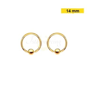 CAPTIVE PVD GOLD 1.2 X 14 X 4MM - Imagem 1