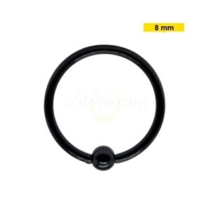 CAPTIVE PVD BLACK 1.2 X 8 X 3MM - Imagem 1