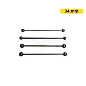 MEGABELL TRANSVERSAL PVD BLACK 1.2 X 34 X 4MM - Imagem 1