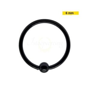 CAPTIVE PVD BLACK 1.2 X 6 X 3MM - Imagem 1