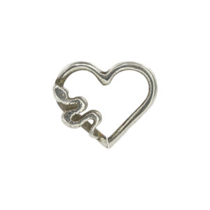 HEART COBRA PRATA - LADO DIREITO - Imagem 1
