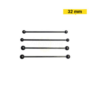 MEGABELL TRANSVERSAL PVD BLACK 1.2 X 32 X 4MM - Imagem 1