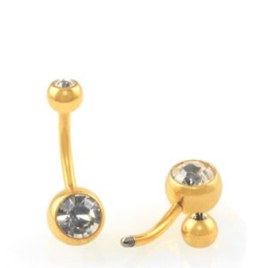 BANANA BELL TITÂNIO PVD GOLD -  BRANCO G - Imagem 3