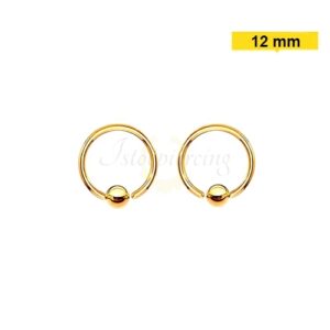 CAPTIVE PVD GOLD 1.2 X 12 X 3MM - Imagem 1