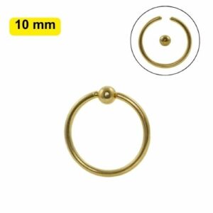 CAPTIVE BANHADO A OURO 1.2 X 10 X 3MM - Imagem 1