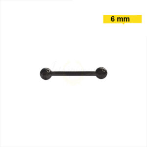 MICRO RETO PVD BLACK 1.2 X 6 X 2.5MM - Imagem 1