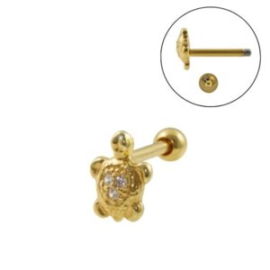 MICRO RETO TARTARUGA C80 - BANAHDO A OURO - Imagem 1