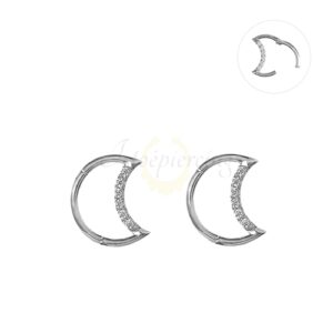 LUA CLICKER AÇO CRAVEJADA - Imagem 1