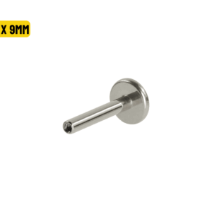 LABRET HASTE TITÂNIO - 1.2 X 9MM - Imagem 1