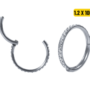 SEGMENTO CLICKER TITÂNIO LATERAL C/ ZIRCÔNIA - 1.2 X 10MM - Imagem 1