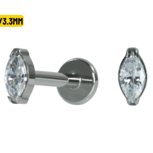 LABRET TITÂNIO R/I PONTO DE LUZ - 1.5 /3.3MM - Imagem 1