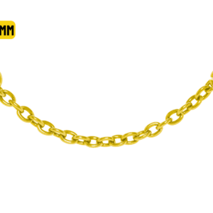 CORRENTE AVULSA FINA TITÂNIO PVD GOLD - 34MM - Imagem 1