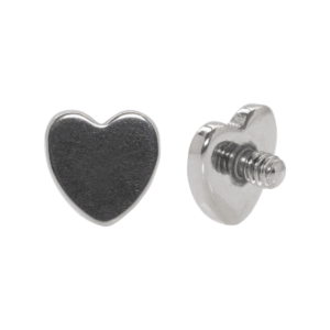 TOPO MICRODERMAL CORAÇÃO - 1.6 X 4MM - Imagem 1