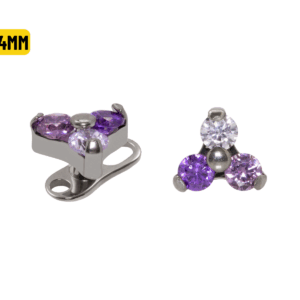 MICRODERMAL TITÂNIO TRINITY C/ ZIRCÔNIA LILÁS - 5/4MM - Imagem 1