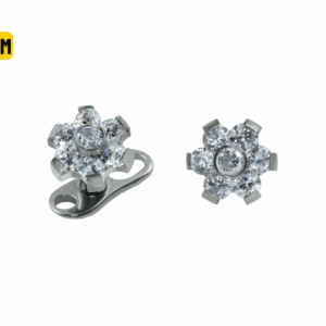 MICRODERMAL TITÂNIO FLOR C/ ZIRCÔNIA - 5MM - Imagem 1