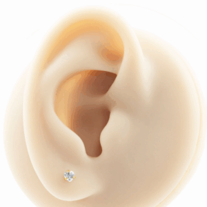 LABRET TITÂNIO R/I CORAÇÃO C/ ZIRCÔNIA - Imagem 5