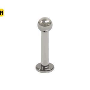 LABRET TITÂNIO R/INTERNA - 1.6 X 8 X 3MM - Imagem 1