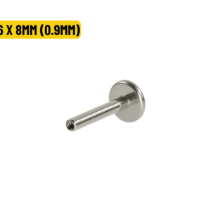 LABRET HASTE R/I TITÂNIO - 1.6 X 8MM ( 0.9MM ) - Imagem 1