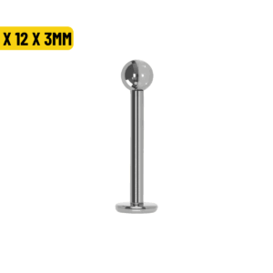 LABRET AÇO - 1.6 X 12 X 3MM - Imagem 1