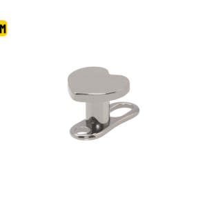 MICRODERMAL TITÂNIO CORAÇÃO - 4MM - Imagem 1